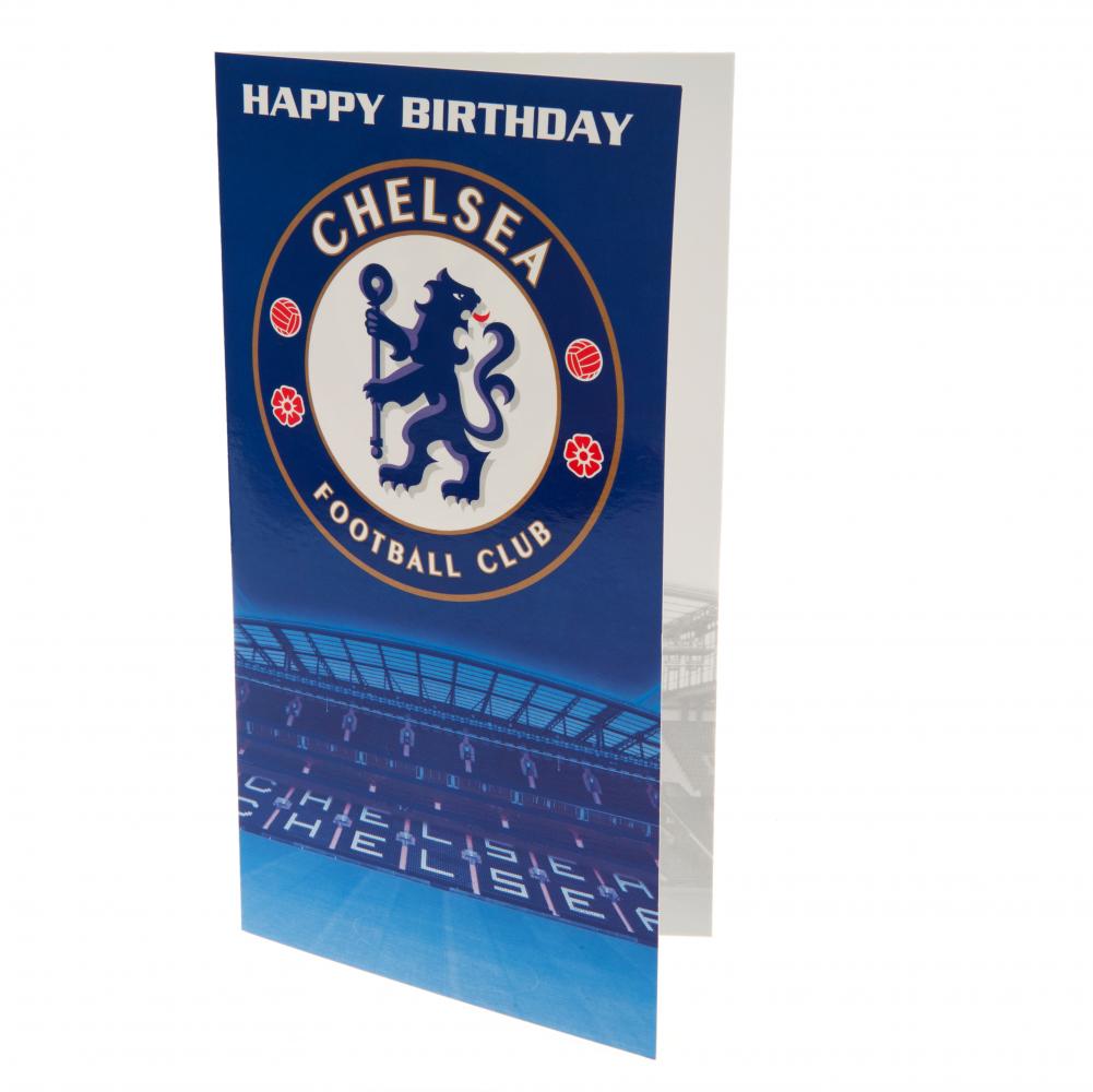 Chelsea FC Stadium Birthday Card
