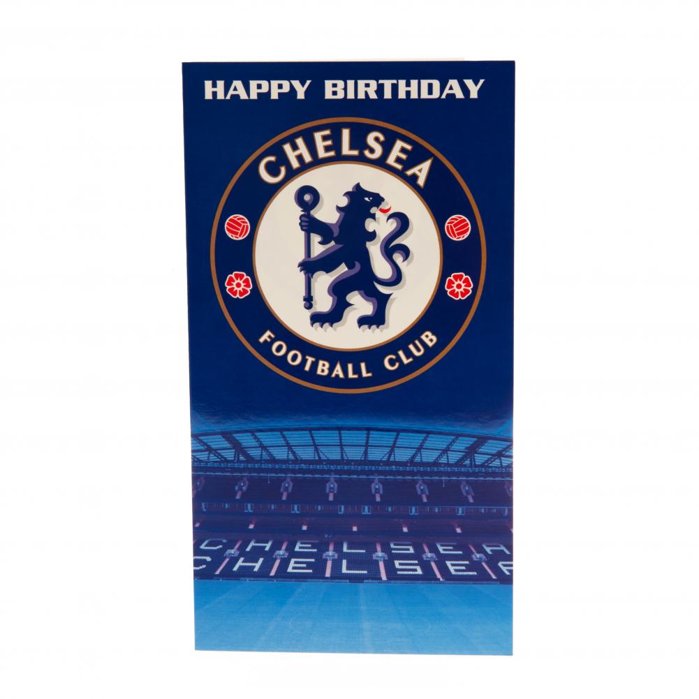 Chelsea FC Stadium Birthday Card