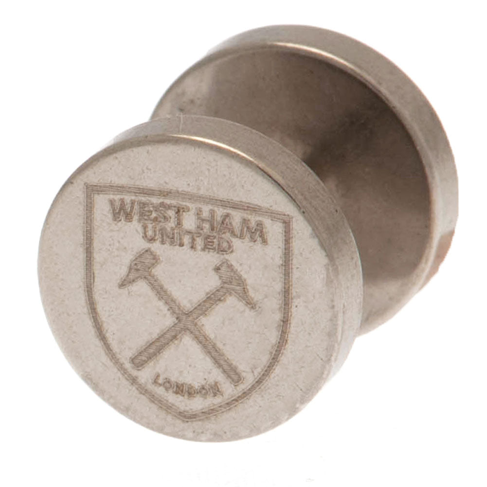 West Ham United FC Stainless Steel Stud Earring
