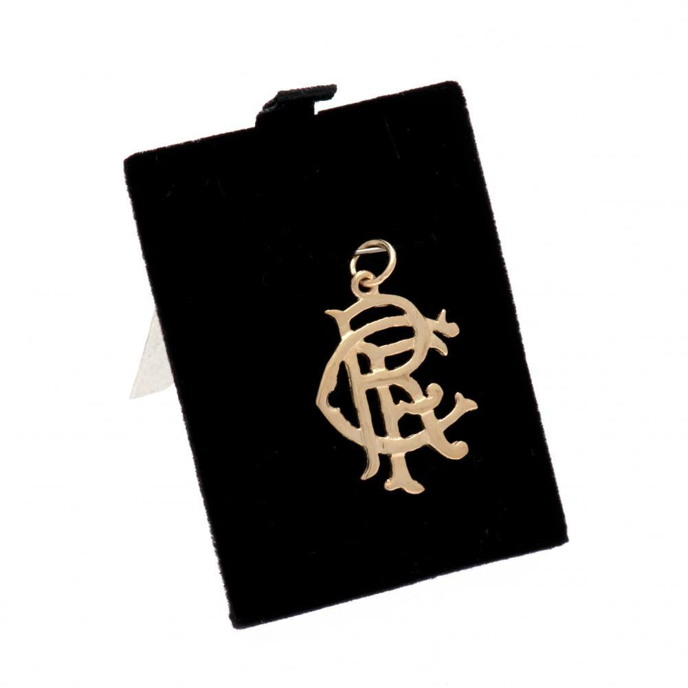 Rangers FC 9ct Gold Pendant Small