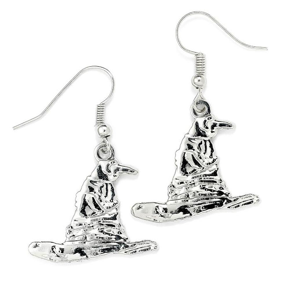 Harry Potter Silver Plated Sorting Hat Hook Earrings