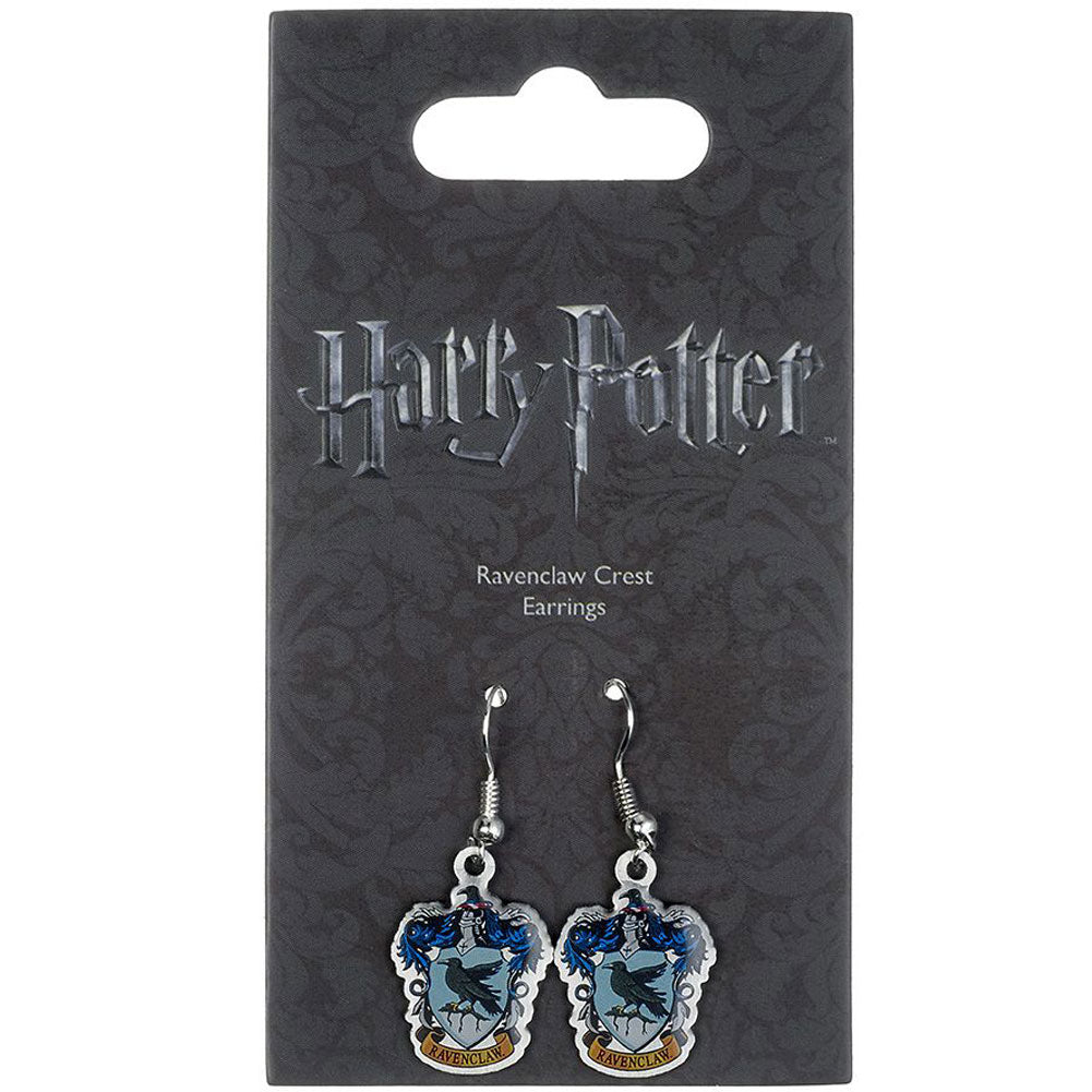 Harry Potter Silver Plated Ravenclaw Hook Earrings