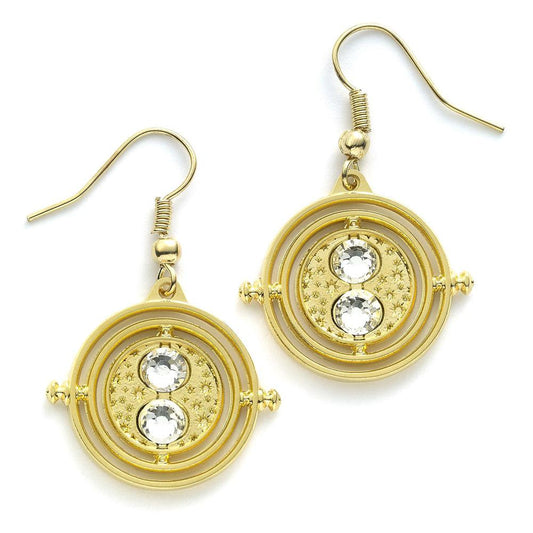 Harry Potter Gold Plated Time Turner Hook Earrings