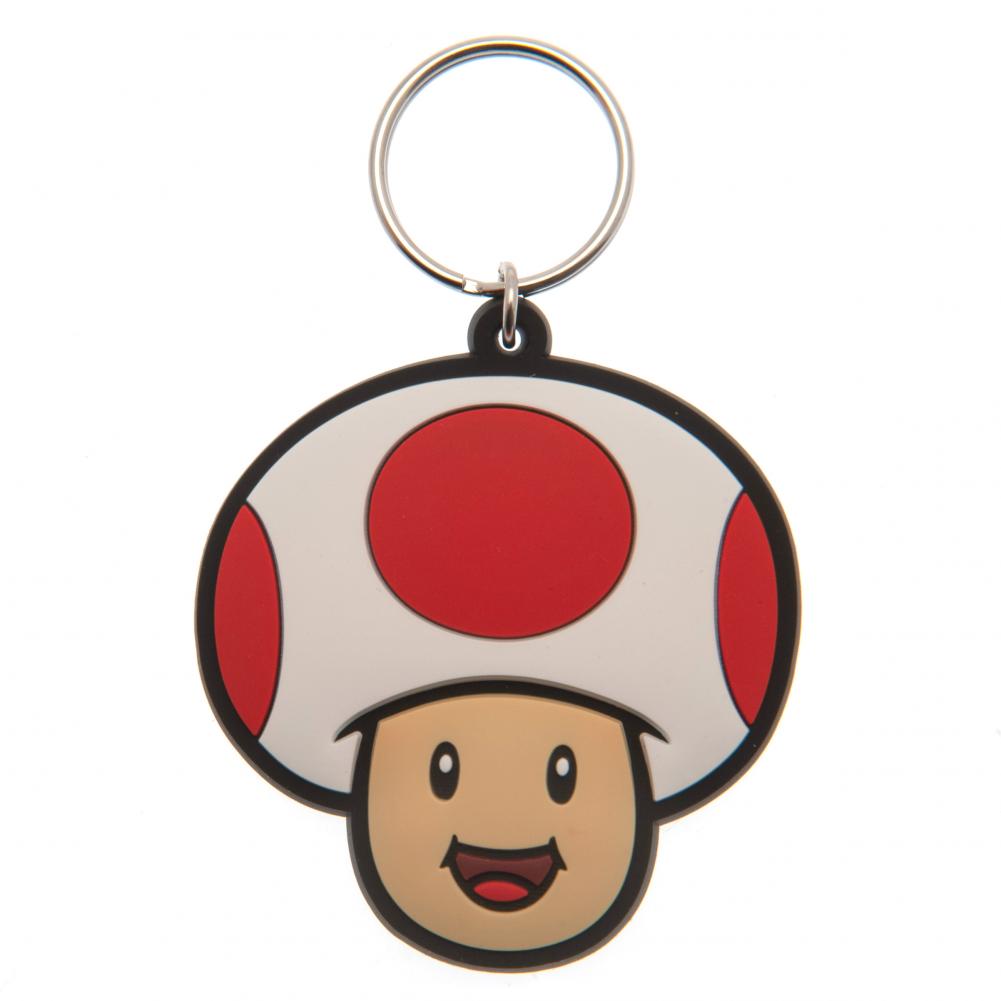 Super Mario Toad PVC Keyring