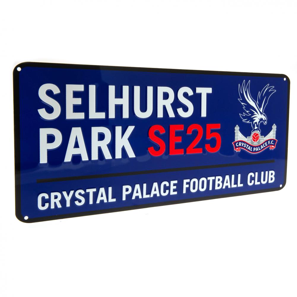 Crystal Palace FC Colour Street Sign
