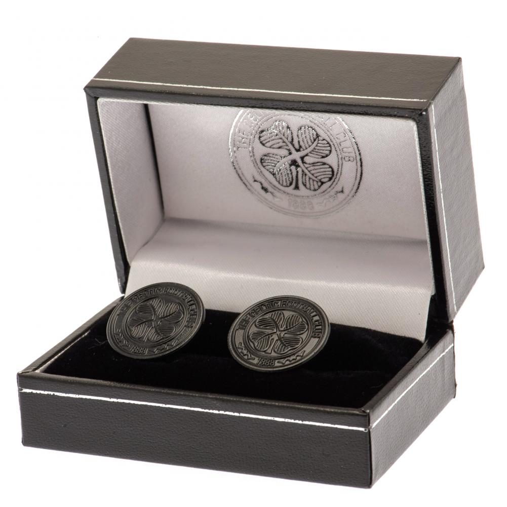 Celtic FC Black IP Cufflinks