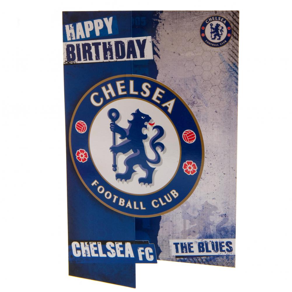 Chelsea FC The Blues Birthday Card