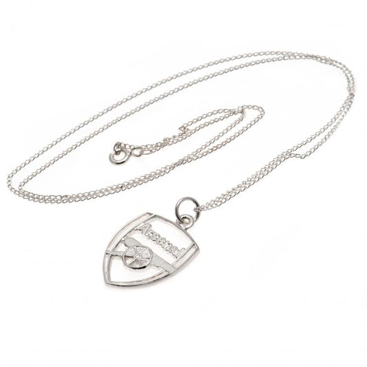 Arsenal FC Sterling Silver Pendant & Chain CR