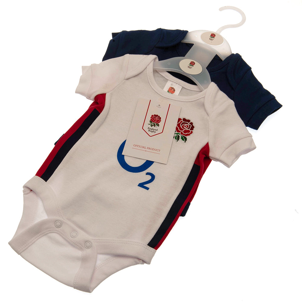 England RFU 2 Pack Bodysuit 12-18 Mths RB