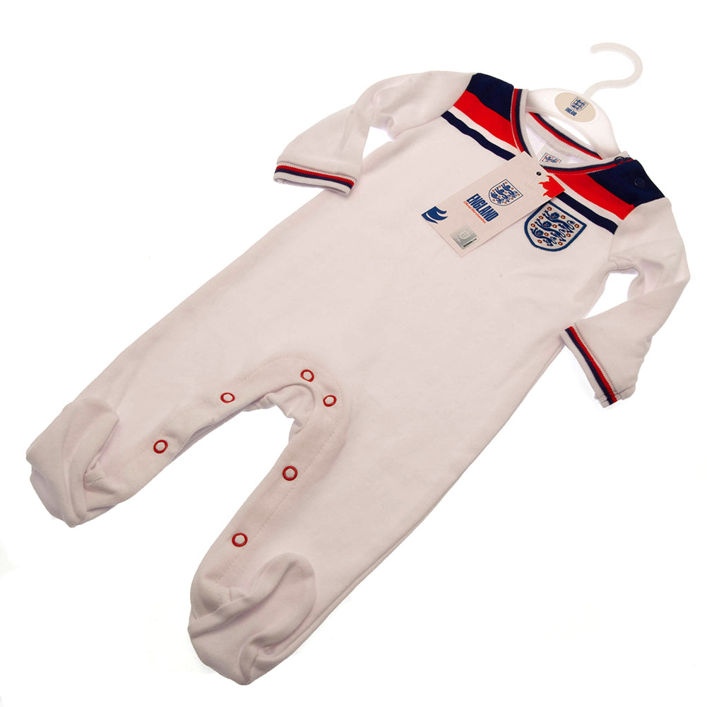 England FA Sleepsuit 82 Retro 6-9 Mths