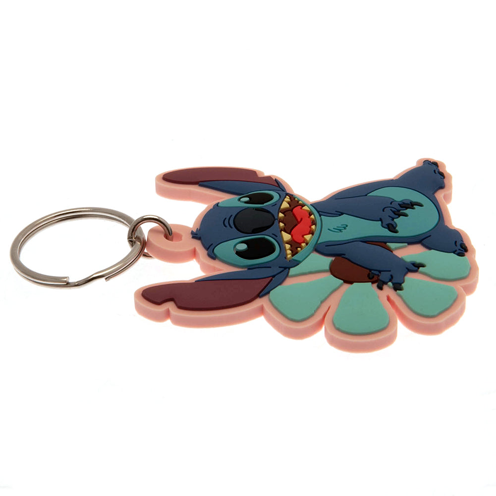 Lilo & Stitch Flower PVC Keyring