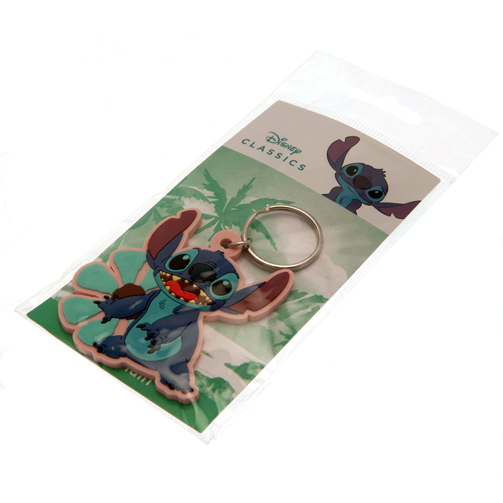 Lilo & Stitch Flower PVC Keyring