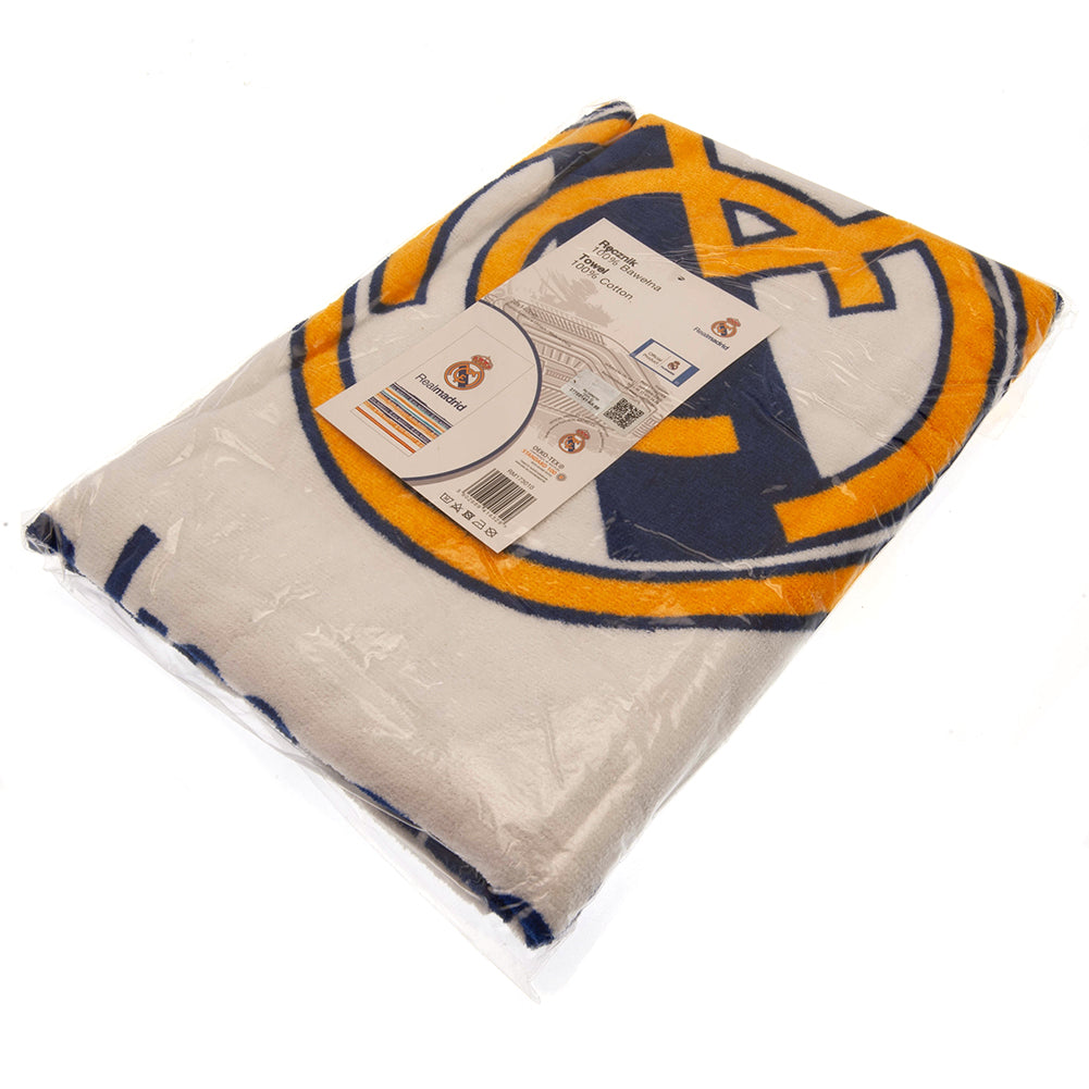Real Madrid CF White Towel