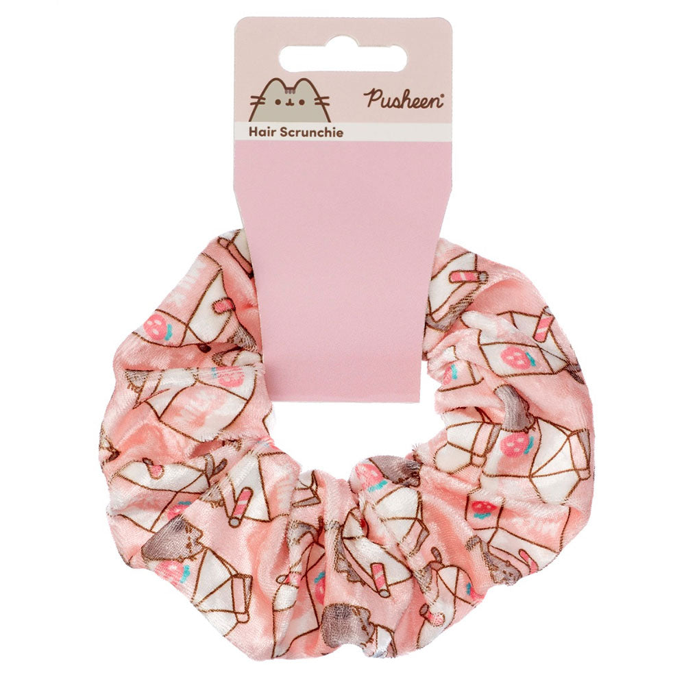 Pusheen Milkshake Hair Scrunchie