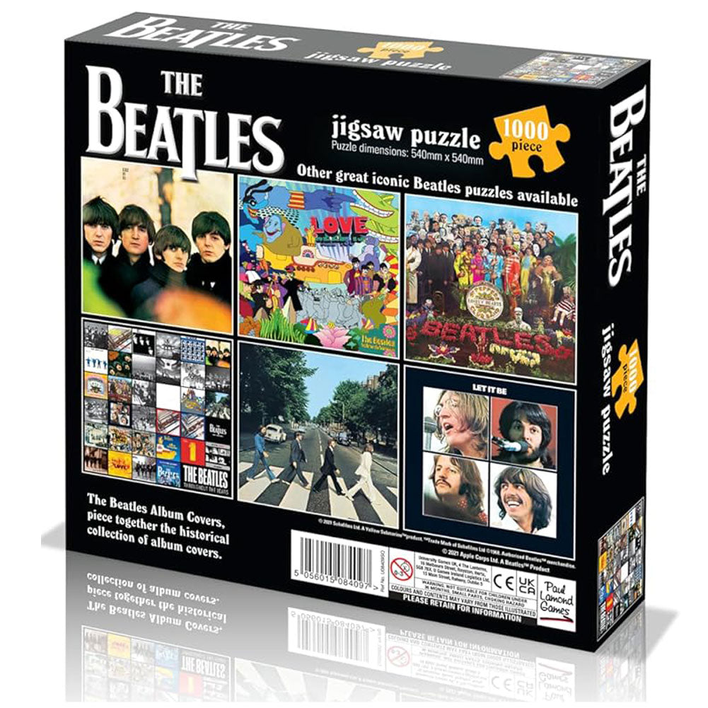 The Beatles Album Collage 1000pc Puzzle