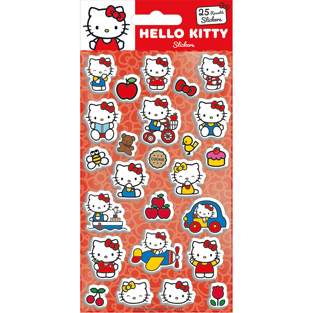 Hello Kitty Puffy Sticker Set