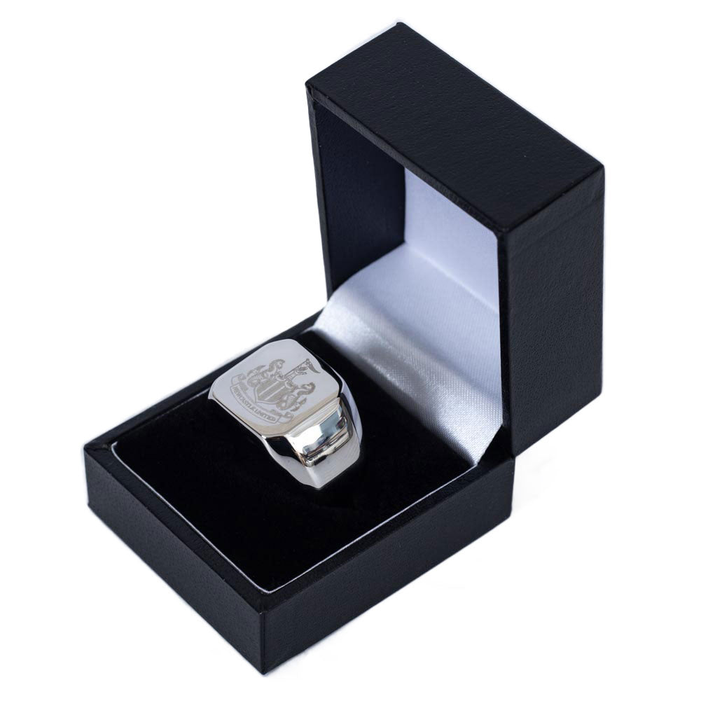 Newcastle United FC Square Signet Ring Small