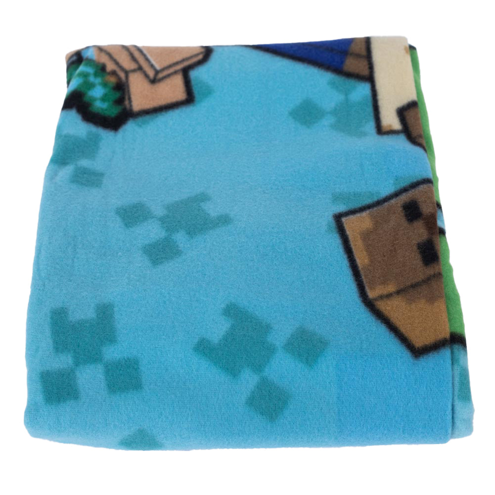 Minecraft Survival Mode Fleece Blanket