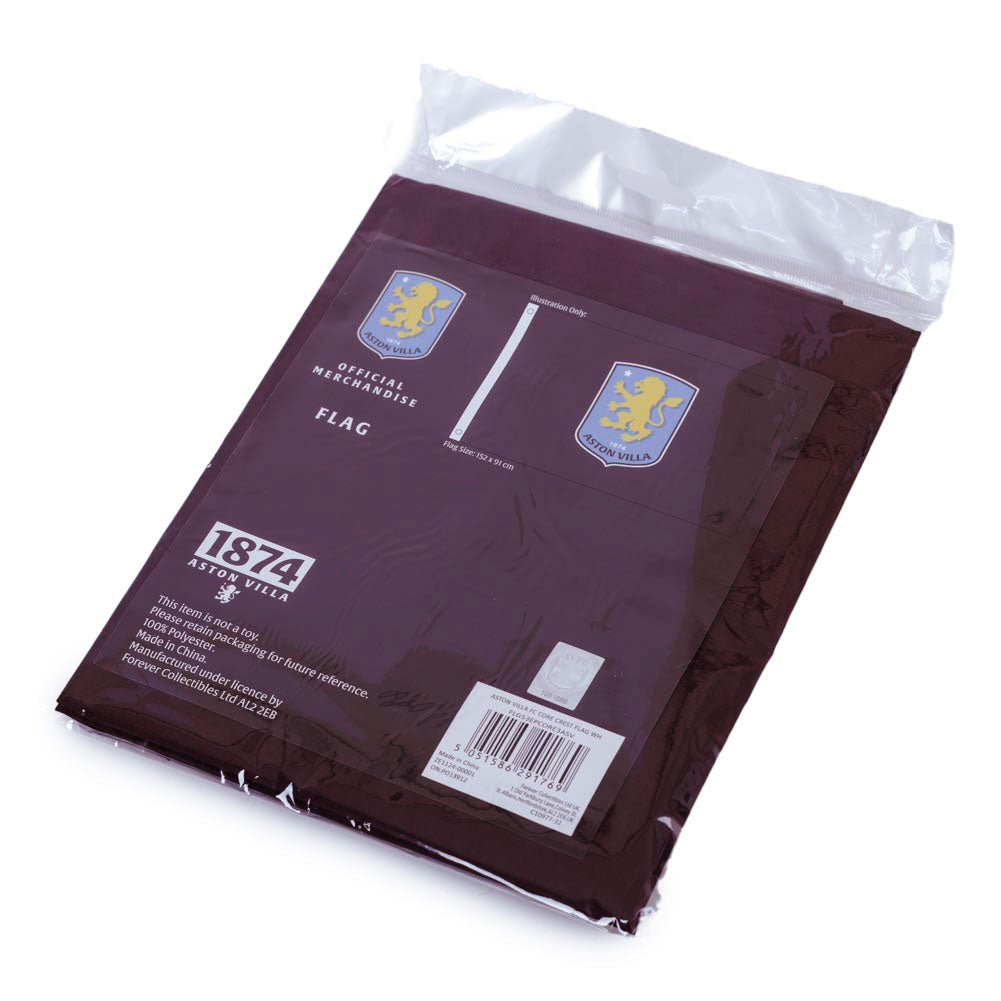 Aston Villa FC Core Crest Flag
