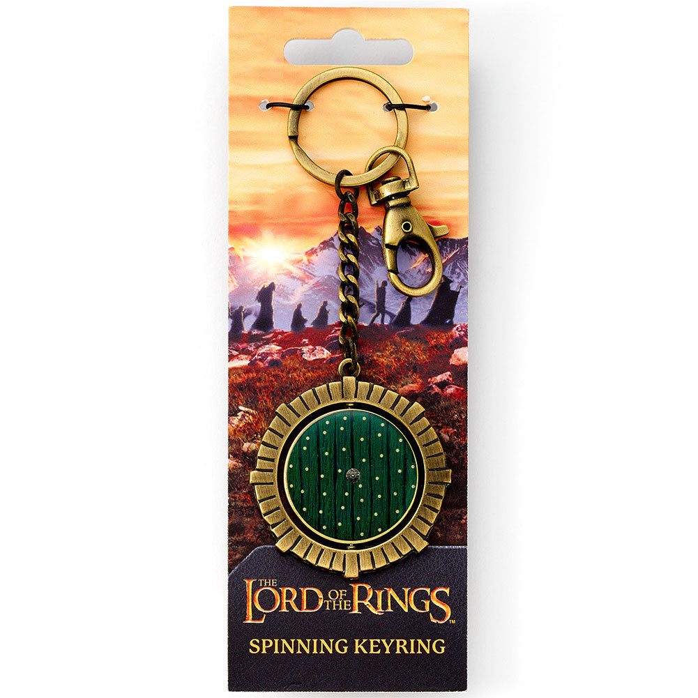 The Lord Of The Rings Hobbit Door Spinner Keyring