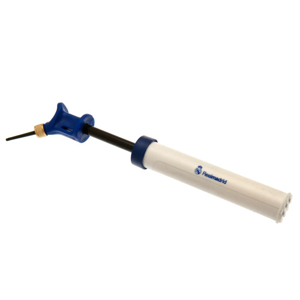 Real Madrid CF White Dual Action Football Pump