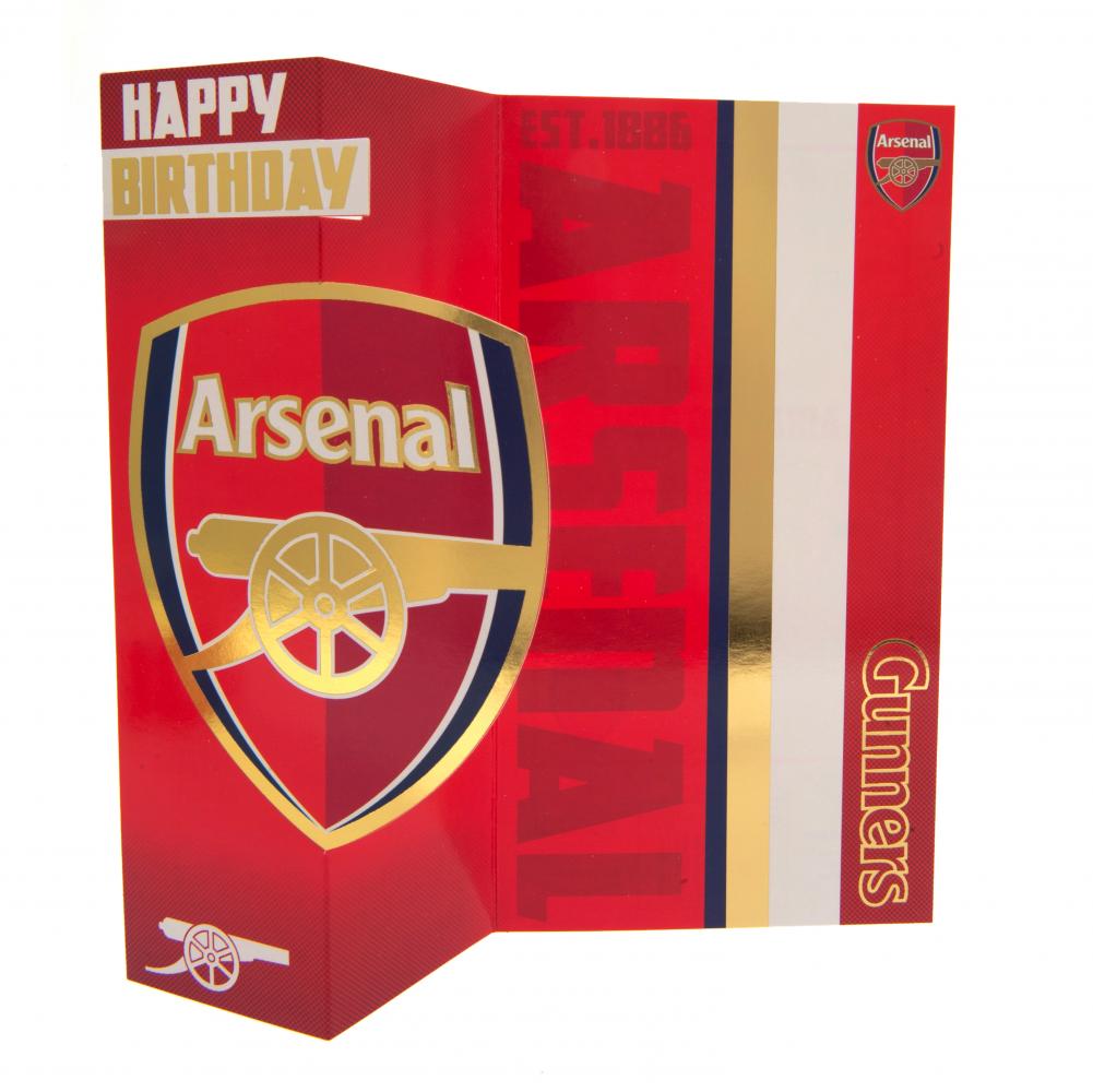 Arsenal FC Gunners Birthday Card
