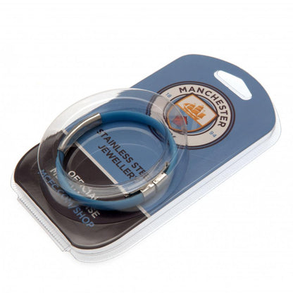 Manchester City FC Colour Silicone Bracelet