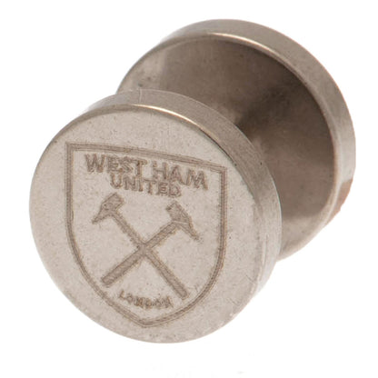 West Ham United FC Stainless Steel Stud Earring