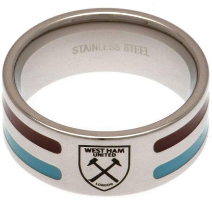 West Ham United FC Colour Stripe Ring Small
