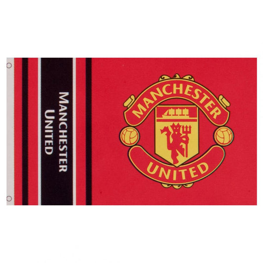 Manchester United FC Wordmark Flag