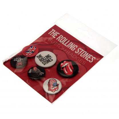 The Rolling Stones Button Badge Set