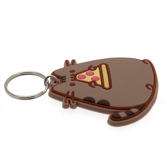 Pusheen Pizza PVC Keyring