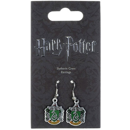 Harry Potter Silver Plated Slytherin Hook Earrings