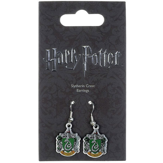 Harry Potter Silver Plated Slytherin Hook Earrings