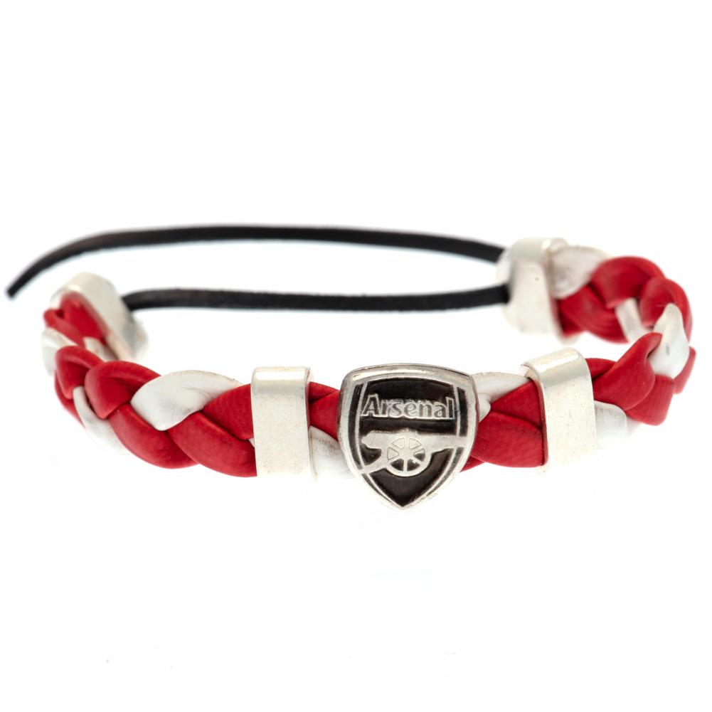 Arsenal FC PU Slider Bracelet