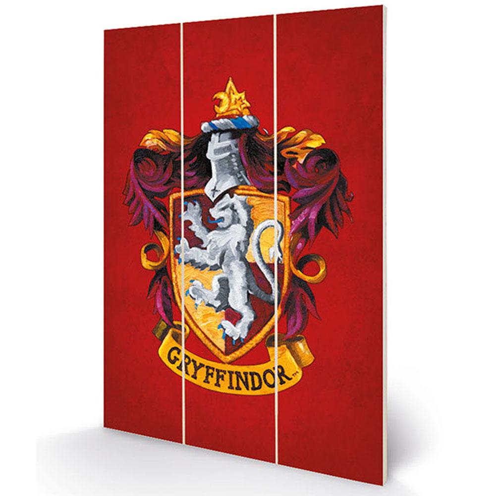 Harry Potter Gryffindor Wood Print