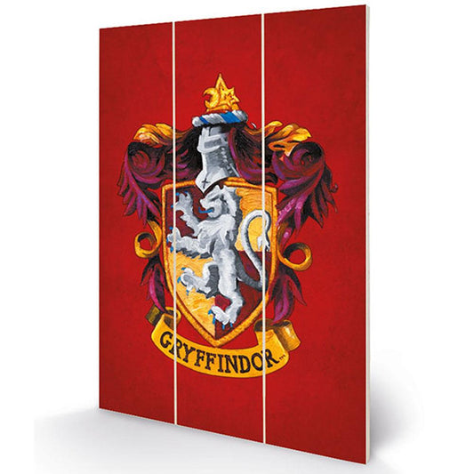 Harry Potter Gryffindor Wood Print