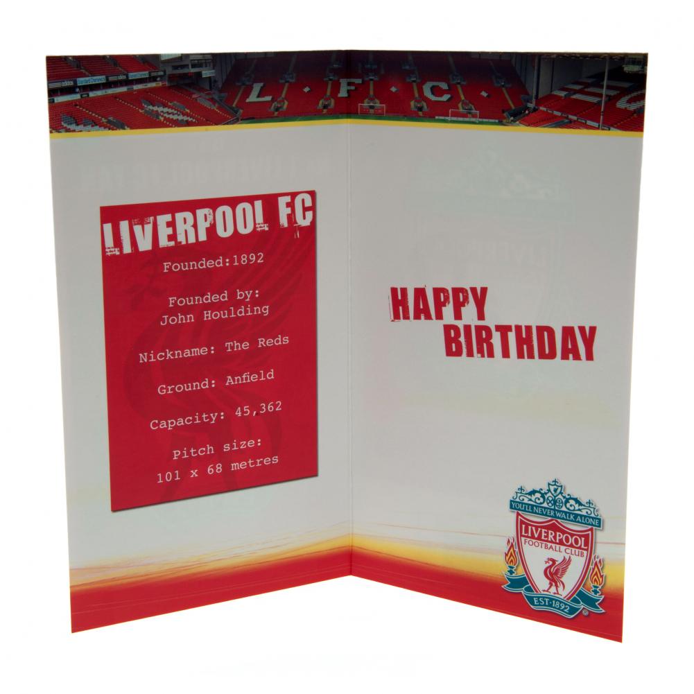 Liverpool FC No. 1 Fan Birthday Card