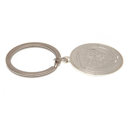 Scottish FA Silver Plated Crest Keyring
