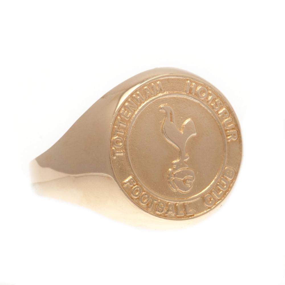 Tottenham Hotspur FC 9ct Gold Crest Ring Medium