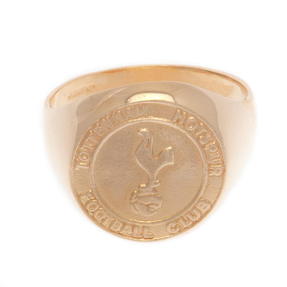 Tottenham Hotspur FC 9ct Gold Crest Ring Medium