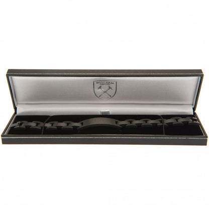 West Ham United FC Black IP Bracelet