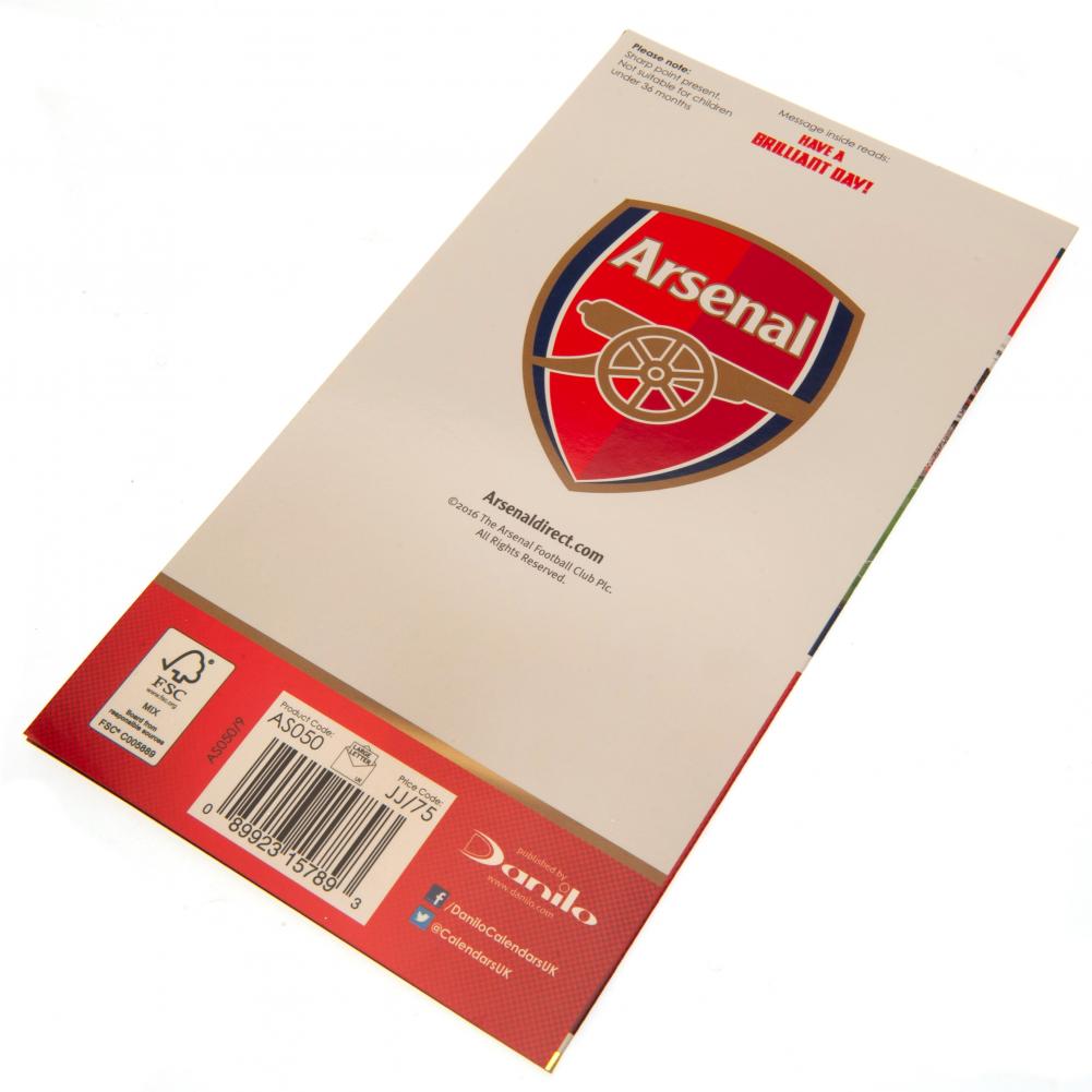 Arsenal FC Son Birthday Card