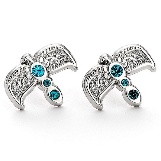 Harry Potter Silver Plated Diadem Stud Earrings