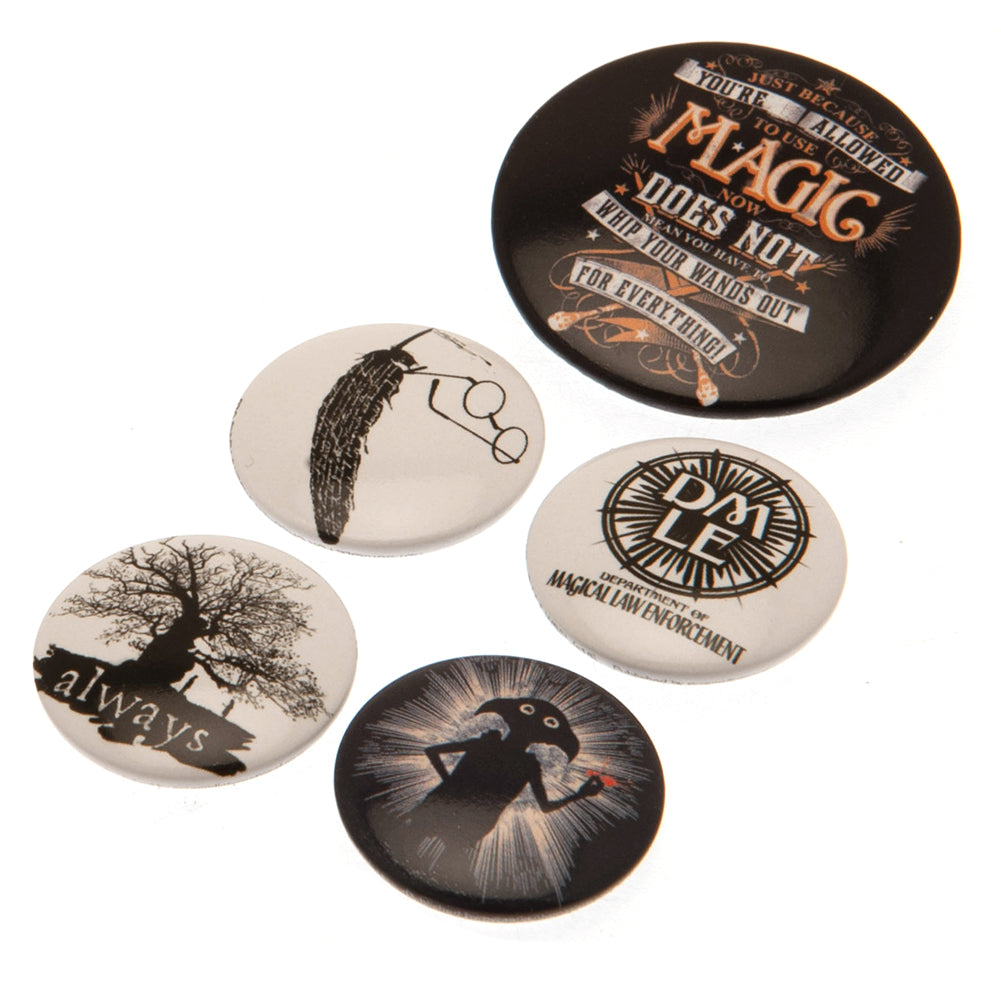 Harry Potter Magic Button Badge Set