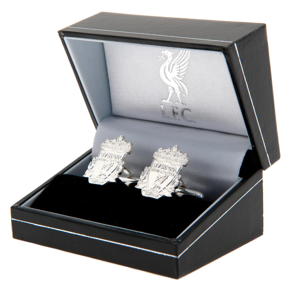 Liverpool FC Sterling Silver Crest Cufflinks