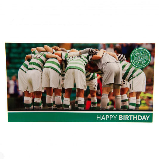 Celtic FC Huddle Birthday Card