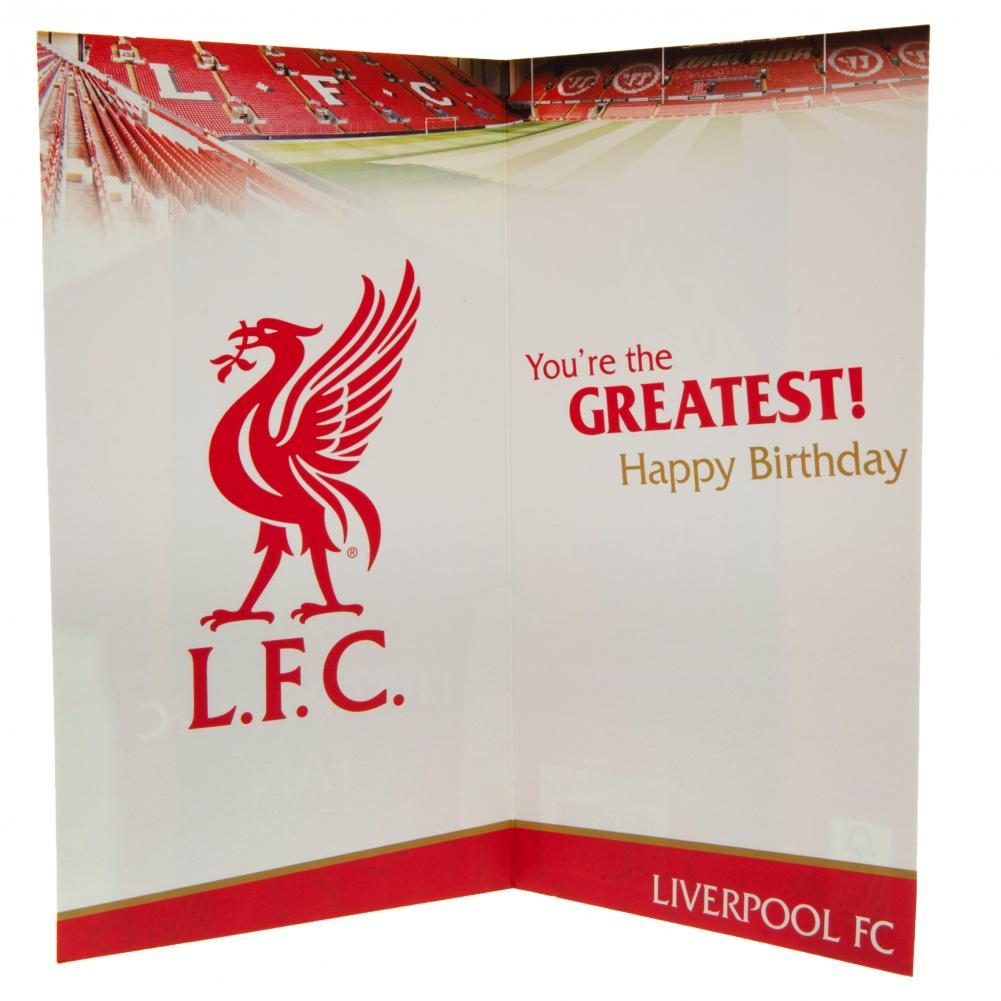 Liverpool FC No. 1 Dad Birthday Card