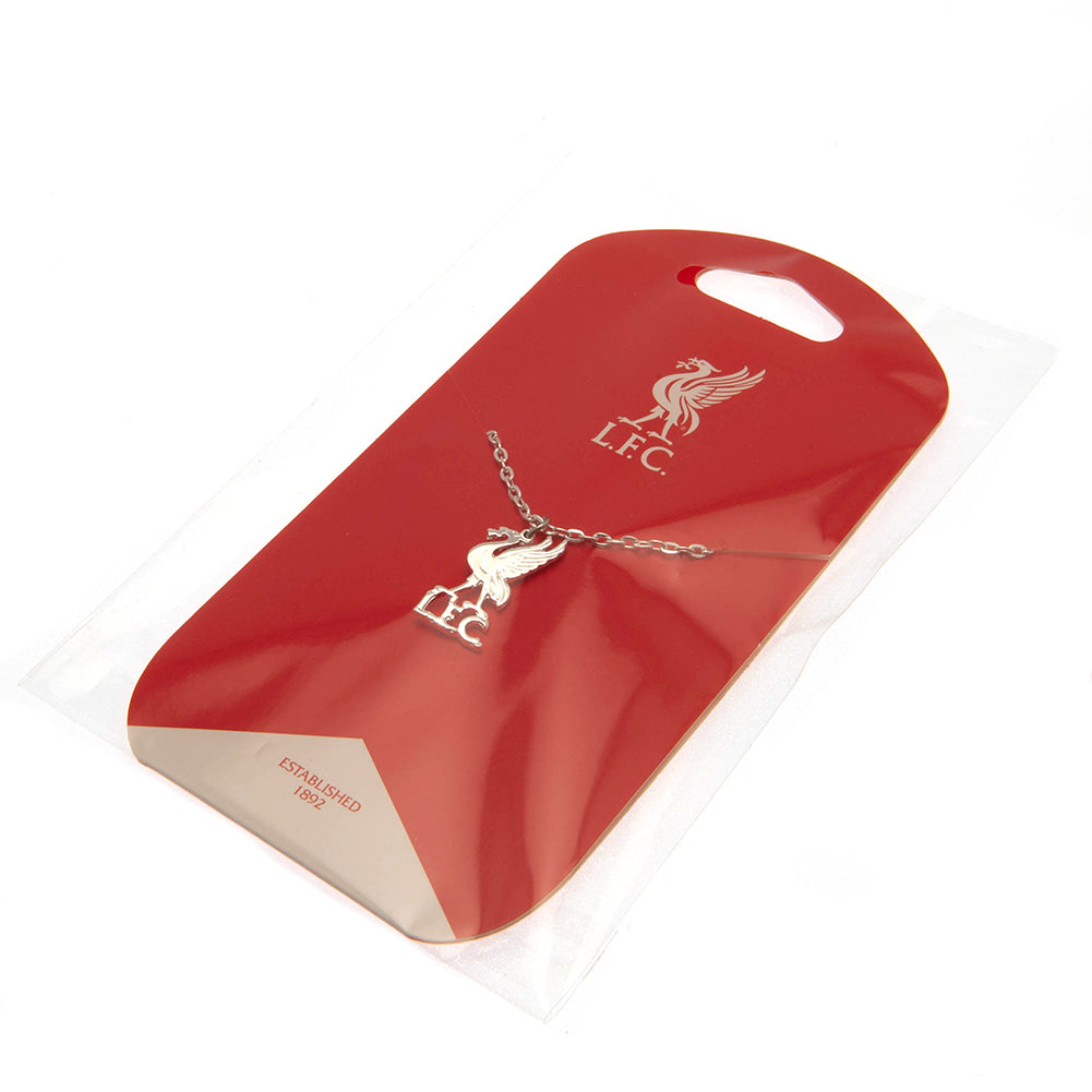 Liverpool FC Silver Plated Pendant & Chain LB