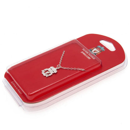 Liverpool FC Silver Plated Pendant & Chain CR